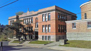 St. Bernard School Building where the Food Pantry is housed
